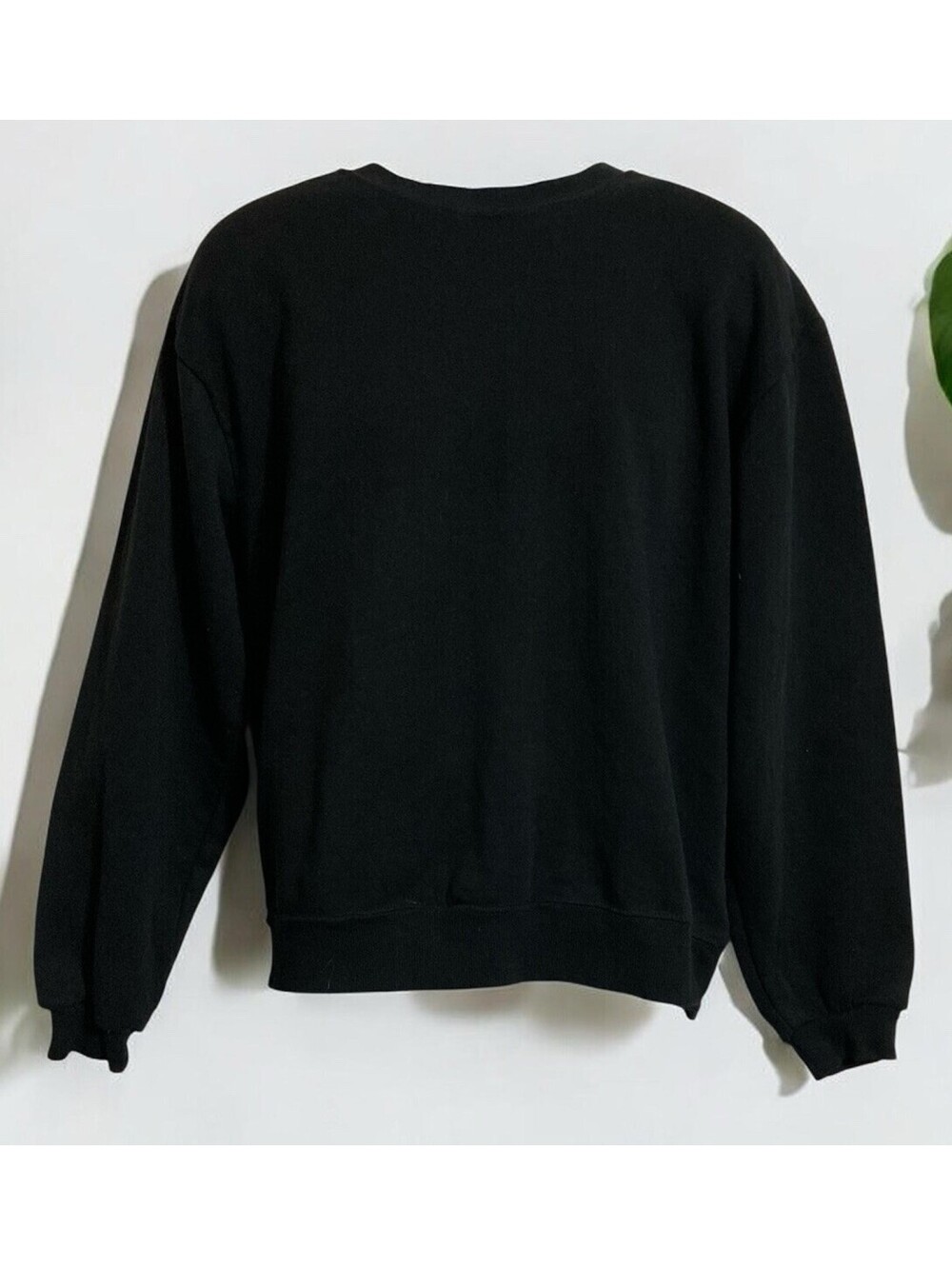 Men Mission Ridge Black Long Sleeve Pullover Polyester Blend Sweat Shirt Sz L